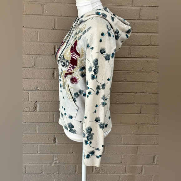 Lucky vintage zip front hoodie S - Picture 12 of 16